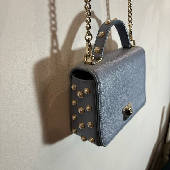 KATE SPADE MAISIE PEARL CLOUD COVER Colourway Crossbody Top Handle Bag Purse - Picture 3 of 16